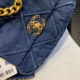 Серия джинсовой ткани CHANEL Сумка-тофу Модель： AS1161 Маленькая：