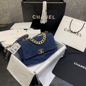 Серия джинсовой ткани CHANEL Сумка-тофу Модель： AS1161 Маленькая：