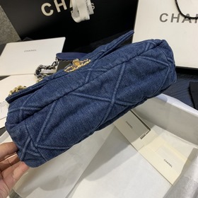Серия джинсовой ткани CHANEL Сумка-тофу Модель： AS1161 Маленькая：