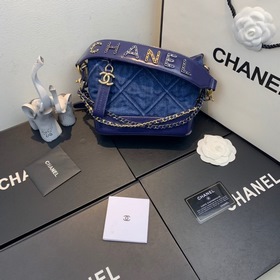 Chanel Новая модель： AS0865 Джинсовая сумка Gabrielle Серия джи