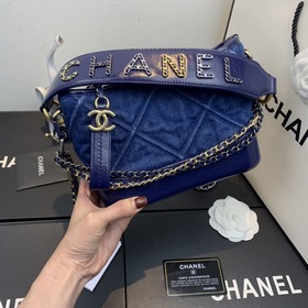 Chanel Новая модель： AS0865 Джинсовая сумка Gabrielle Серия джи