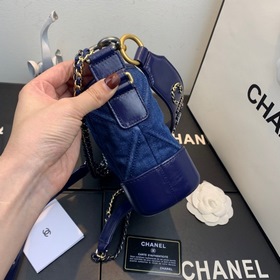 Chanel Новая модель： AS0865 Джинсовая сумка Gabrielle Серия джи