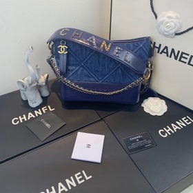 Новая модель Chanel, модель： AS1582, джинсовый синий, сумка Gabri