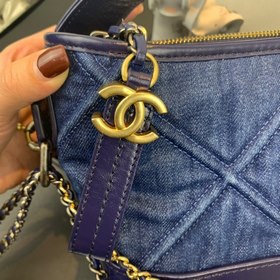 Новая модель Chanel, модель： AS1582, джинсовый синий, сумка Gabri