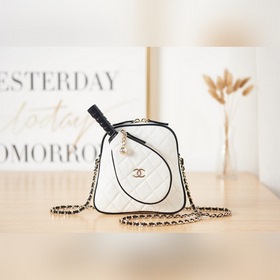 Сумка для теннисных ракеток Chanel, модель AS3150 Кожа с тканью,