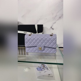 CHANEL cf — Сине-фиолетовый шарик Средняя сумка с цепочкой 2.55