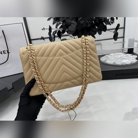 Chanel CF2.55 V-образный чехол из овечьей кожи с цепочкой, полнос