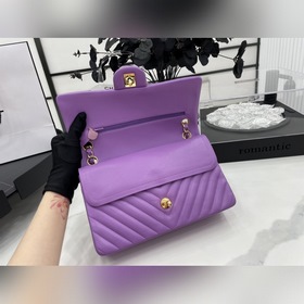 Chanel CF2.55 V-образный чехол из овечьей кожи с цепочкой, полнос