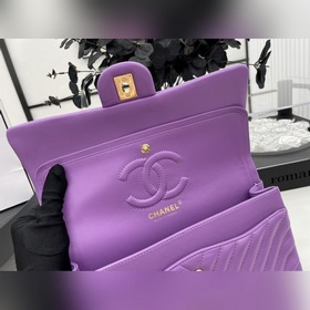 Chanel CF2.55 V-образный чехол из овечьей кожи с цепочкой, полнос