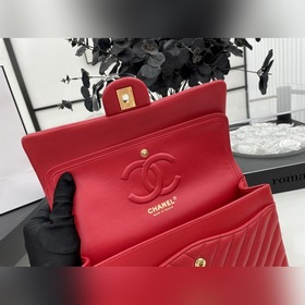 Chanel CF2.55 V-образный чехол из овечьей кожи с цепочкой, полнос