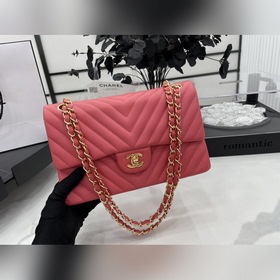 Chanel CF2.55 V-образный чехол из овечьей кожи с цепочкой, полнос