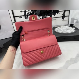 Chanel CF2.55 V-образный чехол из овечьей кожи с цепочкой, полнос