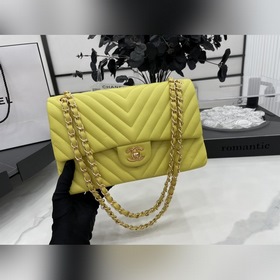 Chanel CF2.55 V-образный чехол из овечьей кожи с цепочкой, полнос