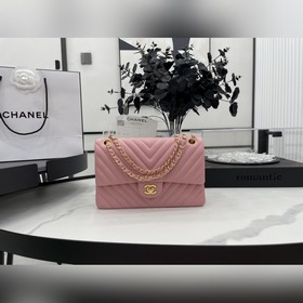 Chanel CF2.55 V-образный чехол из овечьей кожи с цепочкой, полнос