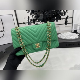 Chanel CF2.55 V-образный чехол из овечьей кожи с цепочкой, полнос