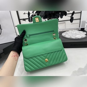 Chanel CF2.55 V-образный чехол из овечьей кожи с цепочкой, полнос