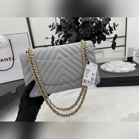 Chanel CF2.55 V-образный чехол из овечьей кожи с цепочкой, полнос
