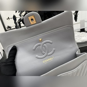 Chanel CF2.55 V-образный чехол из овечьей кожи с цепочкой, полнос