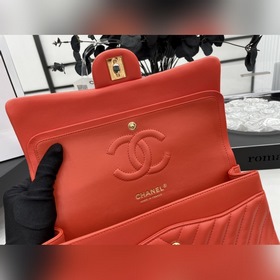 Chanel CF2.55 V-образный чехол из овечьей кожи с цепочкой, полнос