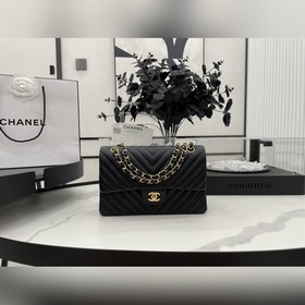 Chanel CF2.55 V-образный чехол из овечьей кожи с цепочкой, полнос