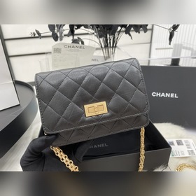 CHANEL 2.55 серия мини-сумка Выглядит потрясающе! Ретро-кожа теля