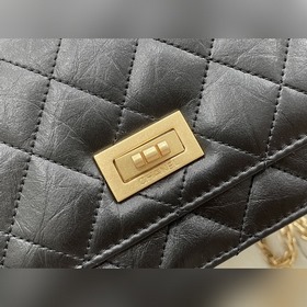 CHANEL 2.55 серия мини-сумка Выглядит потрясающе! Ретро-кожа теля