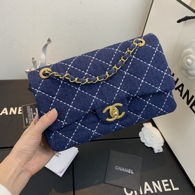 Chanel Новая модель： AS1328 Cf Джинсовая сумка Размер： 25 см