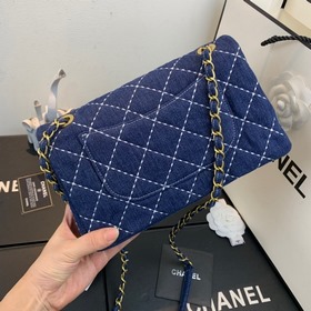 Chanel Новая модель： AS1328 Cf Джинсовая сумка Размер： 25 см