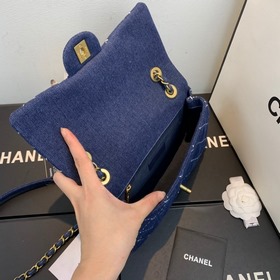 Chanel Новая модель： AS1328 Cf Джинсовая сумка Размер： 25 см