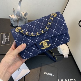 Chanel Новая модель： AS1328 Cf Джинсовая сумка Размер： 20 см