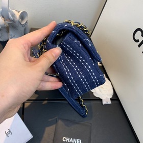Chanel Новая модель： AS1328 Cf Джинсовая сумка Размер： 20 см