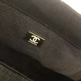 Новая джинсовая коллекция Chanel, сумка с черной цепочкой, малень