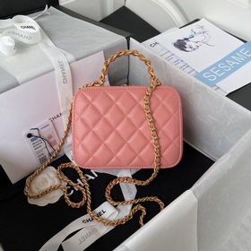 Chanel Ромбовидная сумка для косметики, модель AS3318 Коробка с к