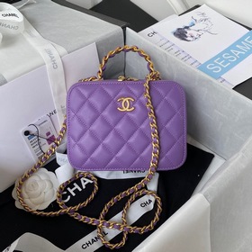 Сумка Chanel с ромбовидным узором, косметичка, модель AS3318 Коро