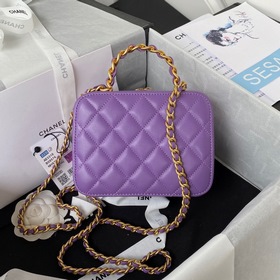Сумка Chanel с ромбовидным узором, косметичка, модель AS3318 Коро