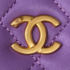 Сумка Chanel с ромбовидным узором, косметичка, модель AS3318 Коро