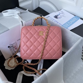 Chanel Ромбовидная сумка для косметики, модель AS3319 Коробка с к