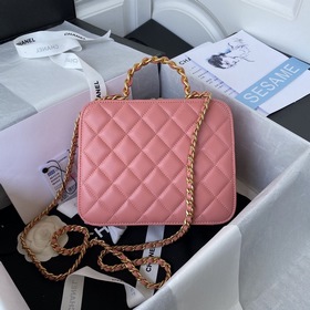 Chanel Ромбовидная сумка для косметики, модель AS3319 Коробка с к