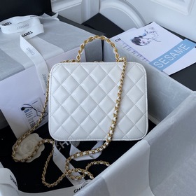 Chanel Ромбовидная сумка для косметики, модель AS3319 Коробка с к