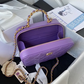 Chanel Ромбовидная сумка для косметики, модель AS3319 Коробка с к