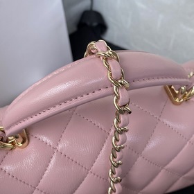 Chanel Mini CF handle сумка Модель AS2431 Абрикосовый светло-золо