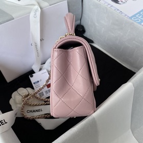 Chanel Mini CF handle сумка Модель AS2431 Абрикосовый светло-золо