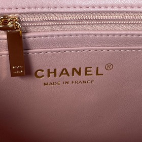 Chanel Mini CF handle сумка Модель AS2431 Абрикосовый светло-золо