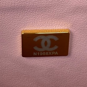 Chanel Mini CF handle сумка Модель AS2431 Абрикосовый светло-золо