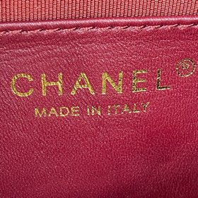 Chanel mini боулинг сумка, модель AS3384 Логотип с жемчужиной вы