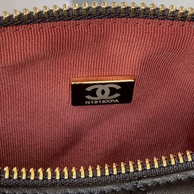 Chanel mini боулинг сумка, модель AS3384 Логотип с жемчужиной вы