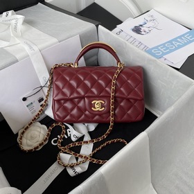 Chanel Mini CF handle Модель AS2431 Классическая сумка с ромбовид