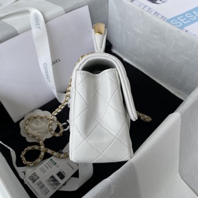 Chanel Mini CF handle Модель AS2431 Классическая сумка с ромбовид
