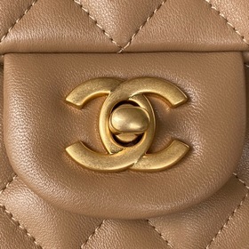CChanel Mini CF handle Модель AS2431 Классическая сумка с ромбови