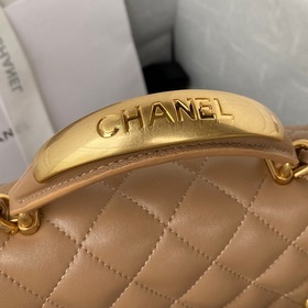 CChanel Mini CF handle Модель AS2431 Классическая сумка с ромбови